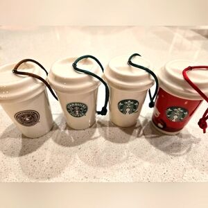 Starbucks 2011 Ornament Collection - Four Pack